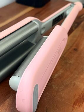 Pink TYMO Rovy Beach Waves Curling Wand